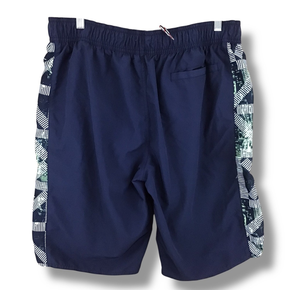 Speedo Mens Sunrise Navy Water Shorts Swim Trunks Size L - Picture 4 of 7